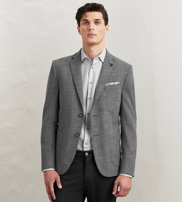 tip top Modern Fit Textured Solid Sport Jacket