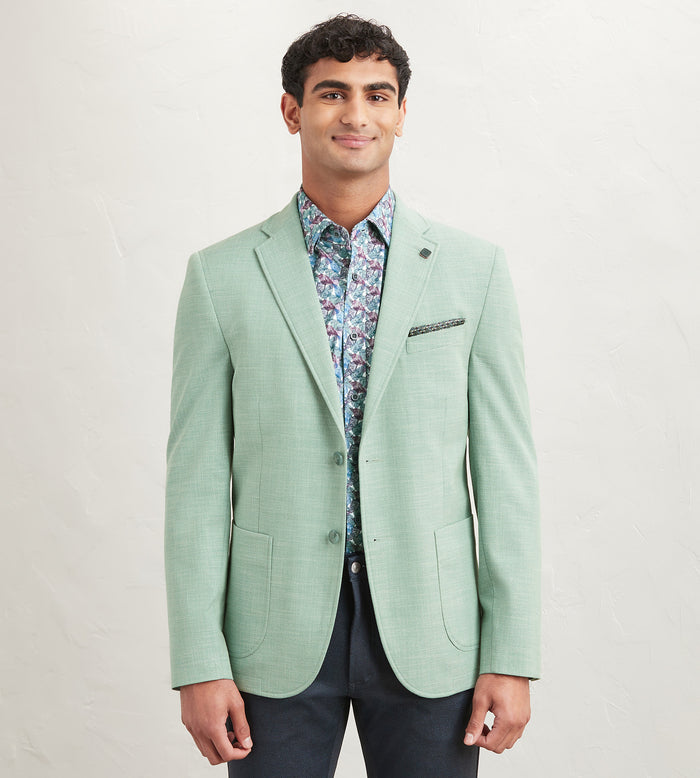 tip top Modern Fit Textured Solid Sport Jacket