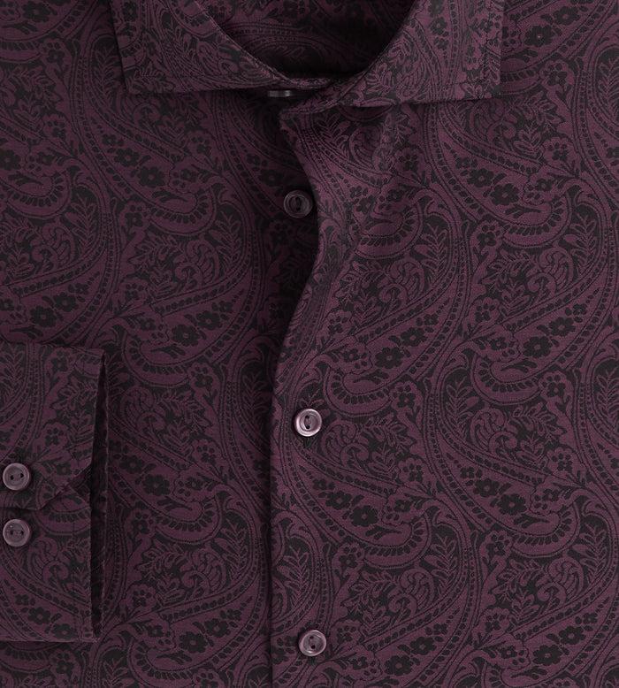 Tip Top Modern Fit Ultra-Luxe Paisley Dress Shirt