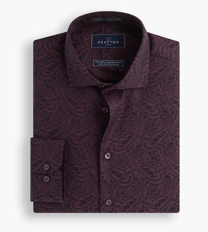tip top Modern Fit Ultra-Luxe Paisley Dress Shirt
