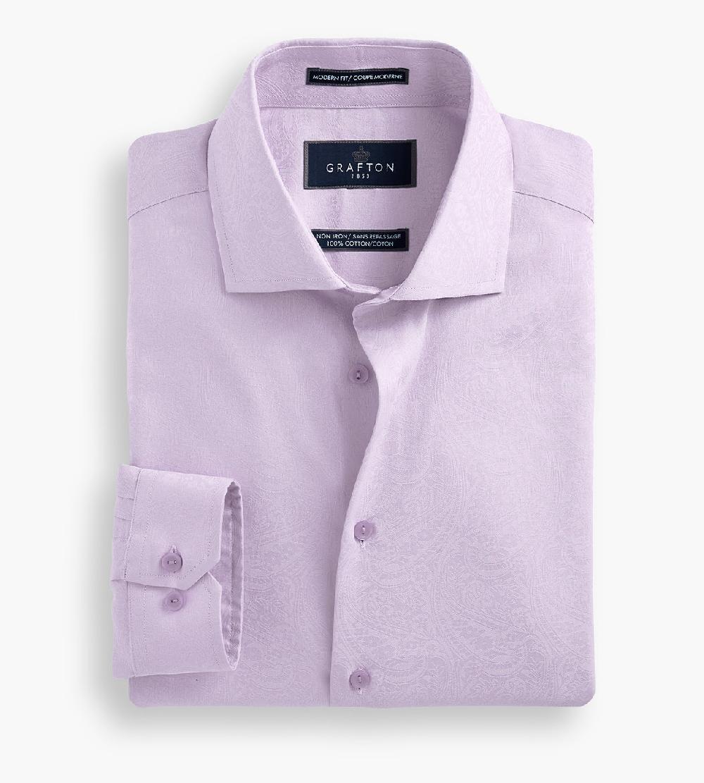 Tip Top Modern Fit Ultra-Luxe Paisley Dress Shirt