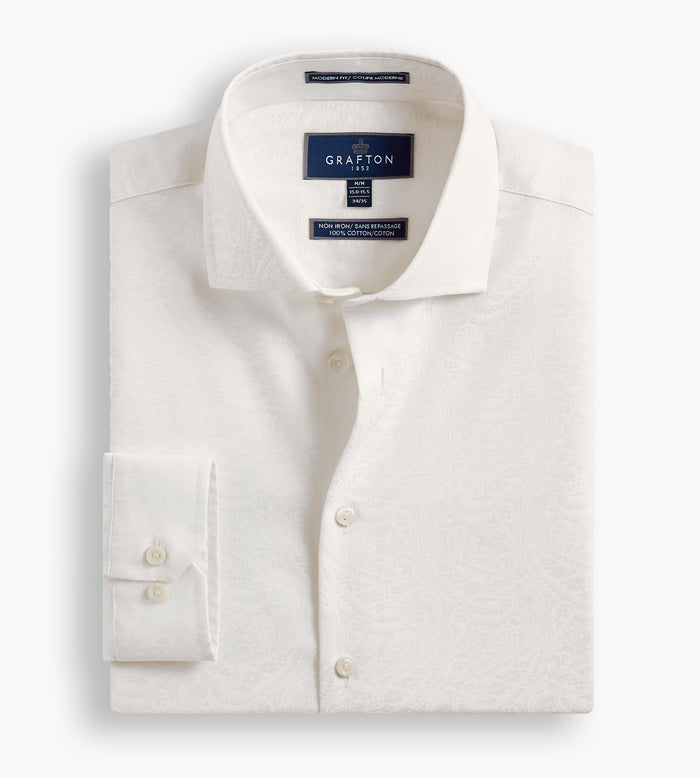 tip top Modern Fit Ultra-Luxe Pasiley Dress Shirt