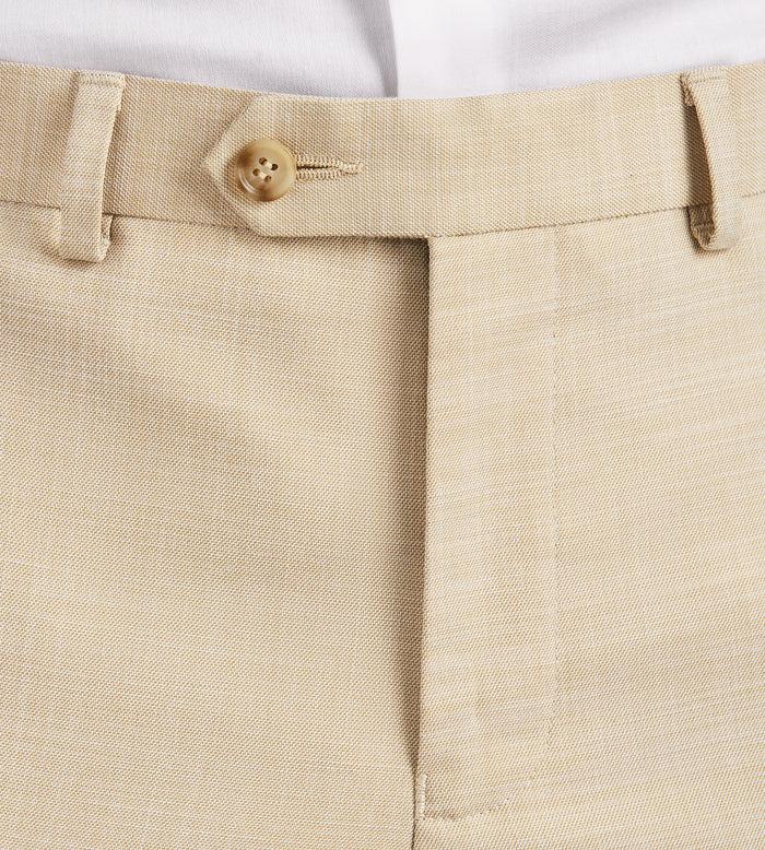 Tip Top Modern Fit Wheat Solid Suit Pants