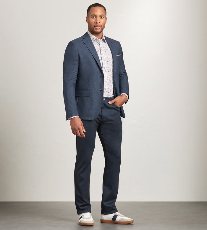 Tip Top Modern Fit Woven Check Sport Jacket