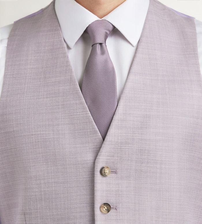 Tip Top Pale Purple Solid Suit Vest