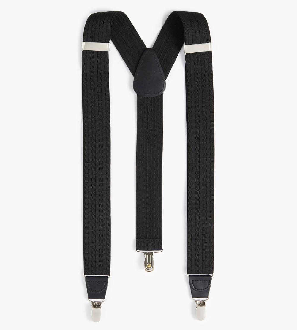 Tip Top Ribbed Suspenders