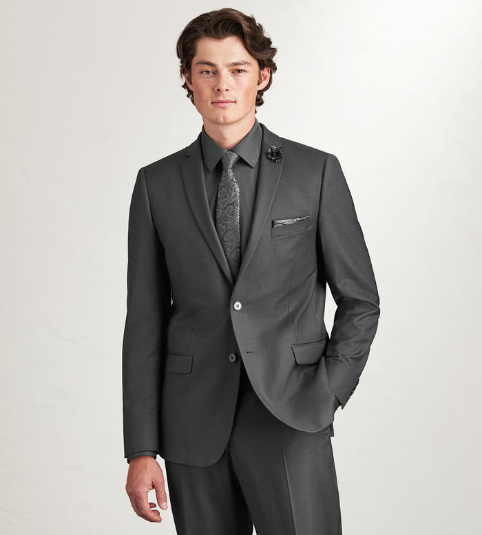 Tip Top Slim Fit Black Solid Suit