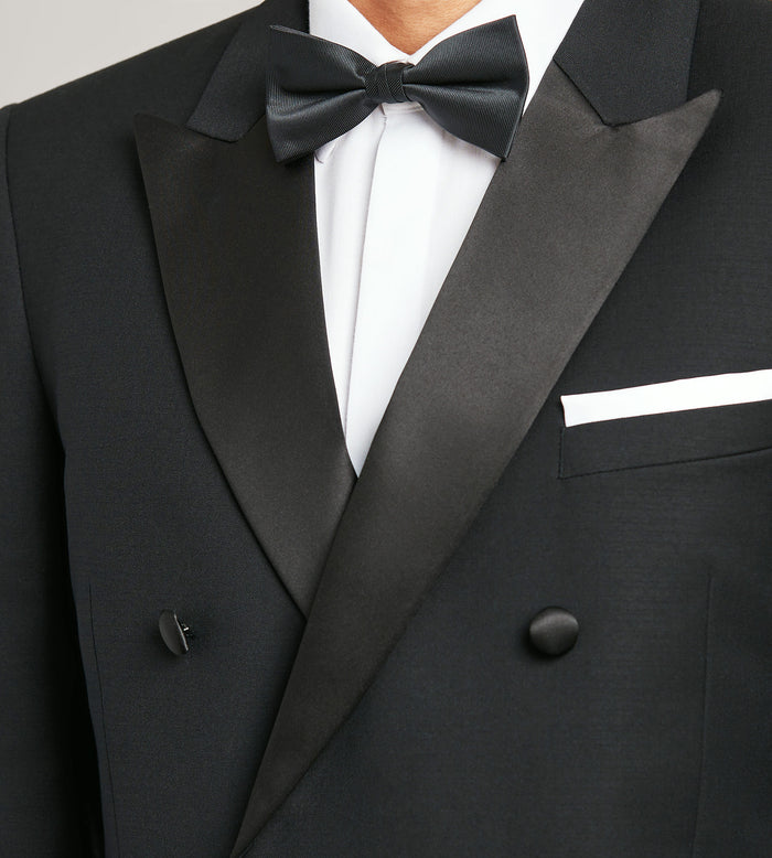 Tip Top Slim Fit Black Solid Tuxedo