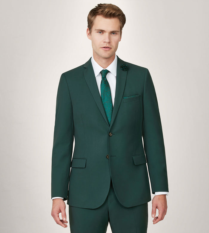 tip top Slim Fit Forest Green Suit