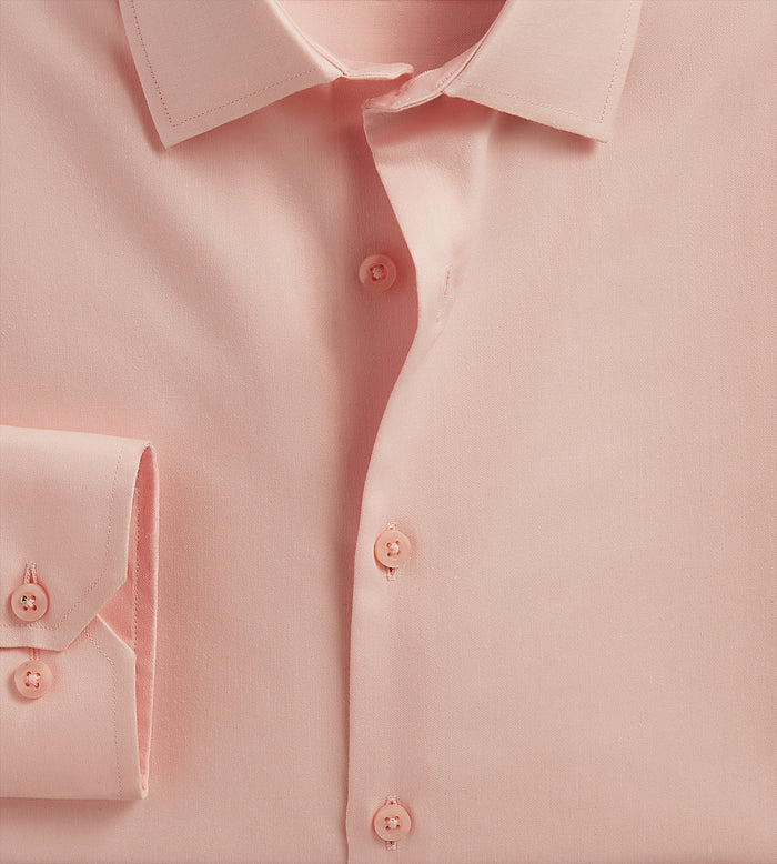 Tip Top Slim Fit Non-Iron Sateen Dress Shirt