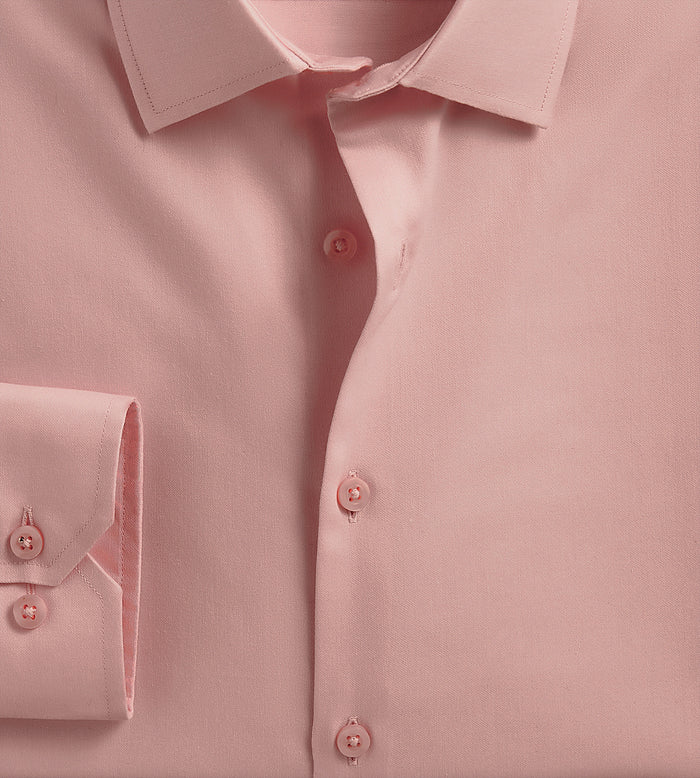 Tip Top Slim Fit Non-Iron Sateen Dress Shirt