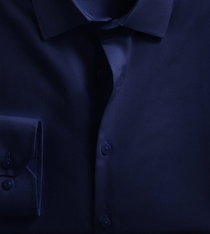 Tip Top Slim Fit Non-Iron Sateen Dress Shirt