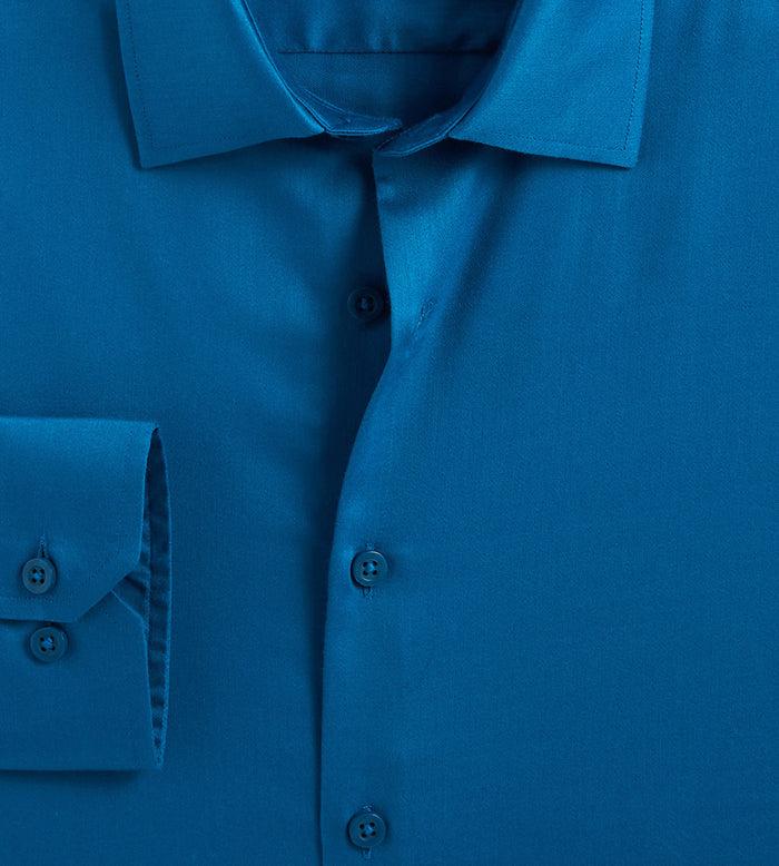 Tip Top Slim Fit Non-Iron Sateen Dress Shirt