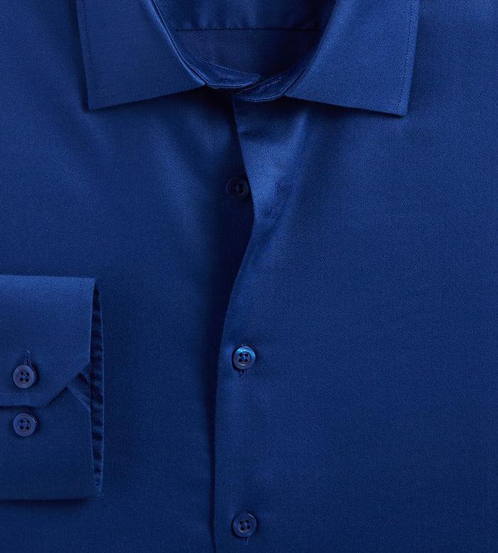 Tip Top Slim Fit Non-Iron Sateen Dress Shirt