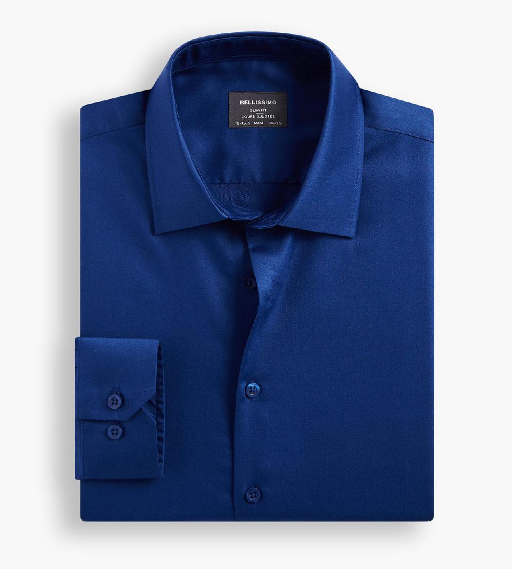 Tip Top Slim Fit Non-Iron Sateen Dress Shirt