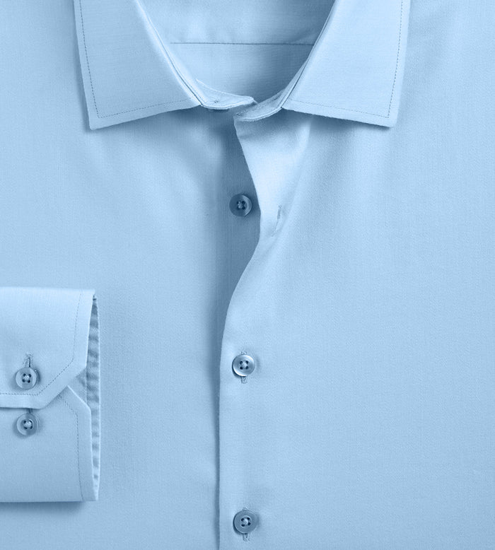 Tip Top Slim Fit Non-Iron Sateen Dress Shirt