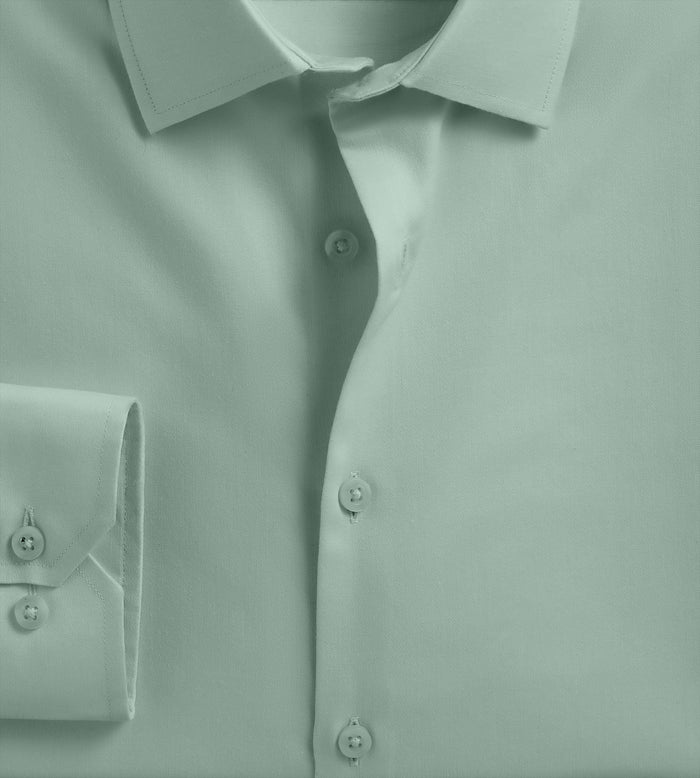 Tip Top Slim Fit Non-Iron Sateen Dress Shirt