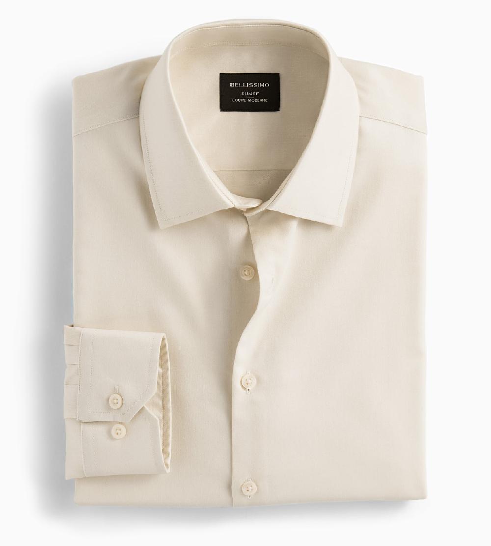 Tip Top Slim Fit Non-Iron Sateen Dress Shirt