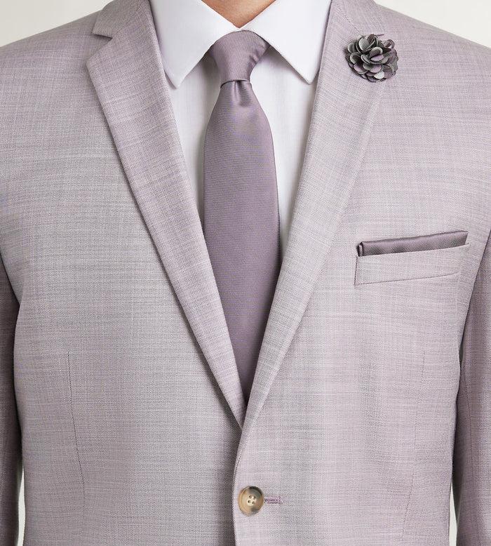 Tip Top Slim Fit Pale Purple Solid Suit