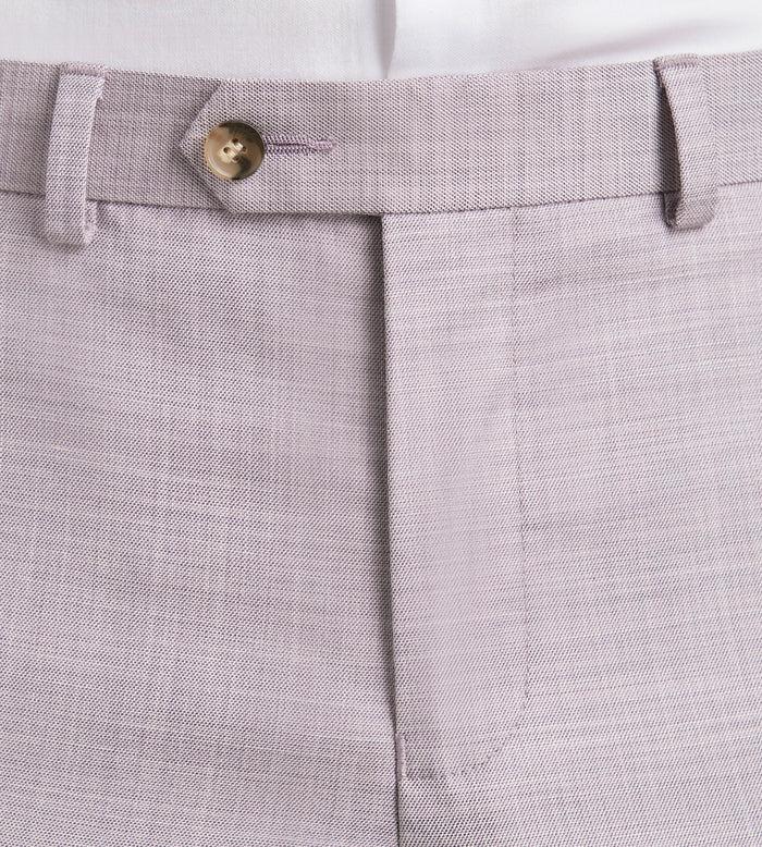 Tip Top Slim Fit Pale Purple Solid Suit Pants