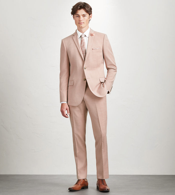 Tip Top Slim Fit Pale Rose Solid Suit