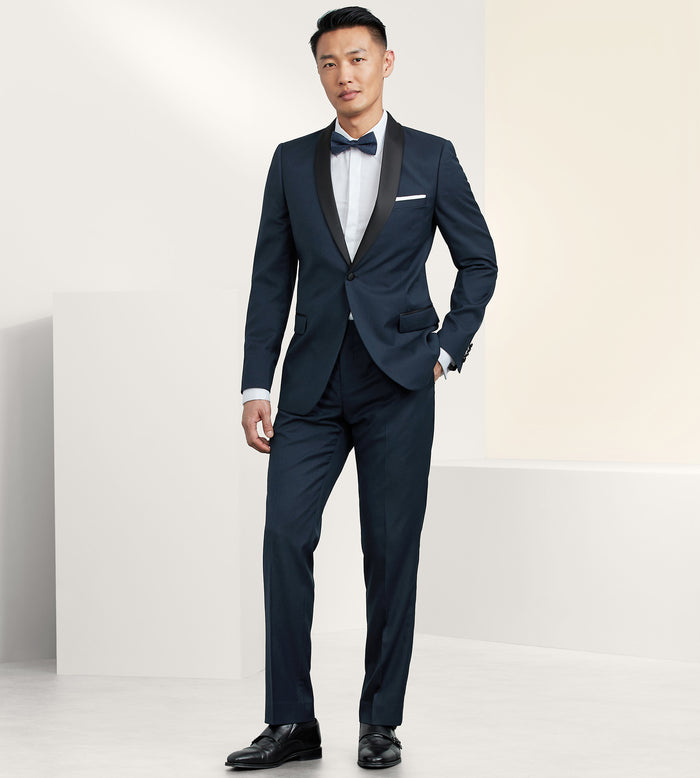 Tip Top Slim Fit Stretch Shawl Collar Tuxedo