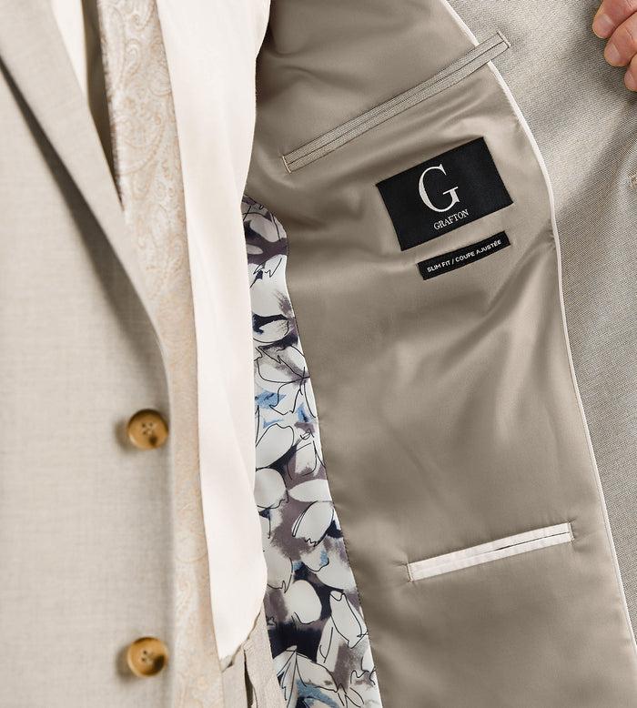 Tip Top Slim Fit Tan Solid Suit