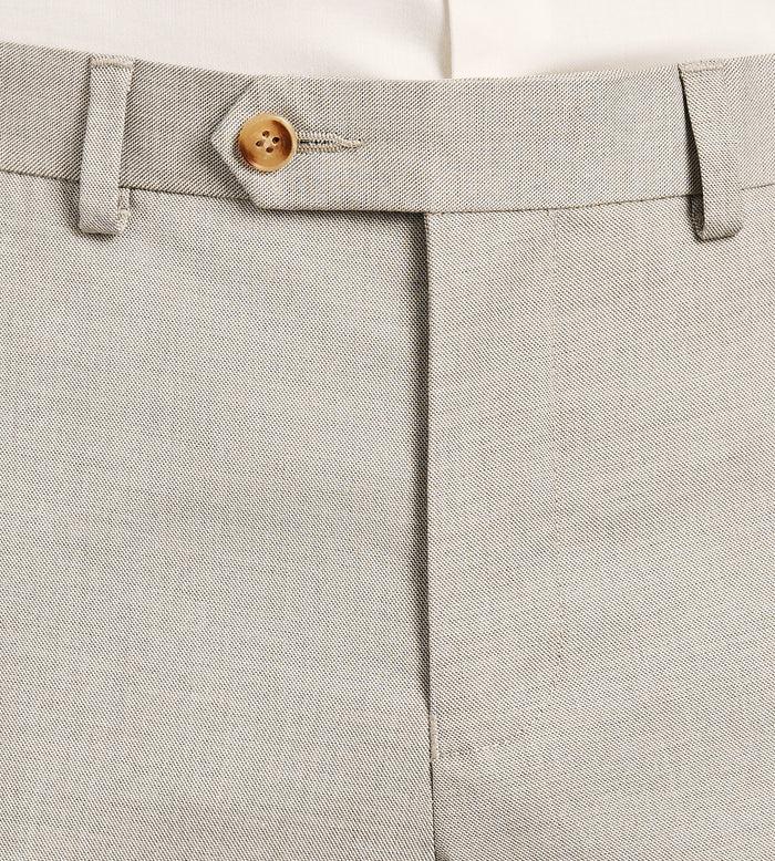 Tip Top Slim Fit Tan Solid Suit Pants