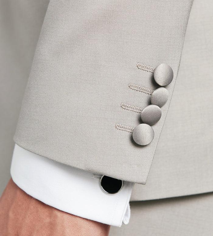 Tip Top Slim Fit Tan Solid Tuxedo