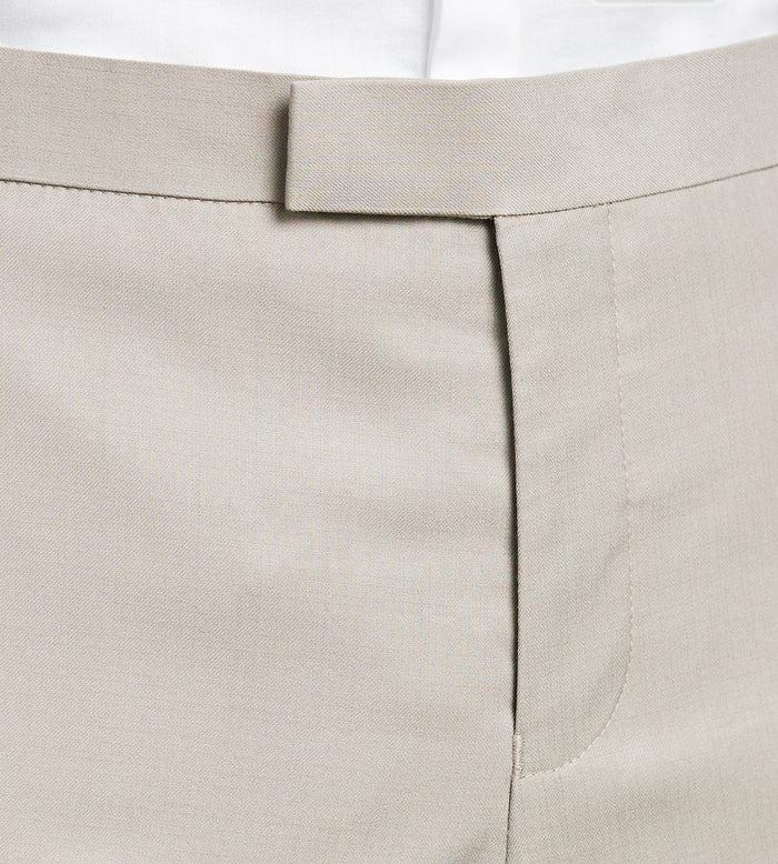 Tip Top Slim Fit Tan Solid Tuxedo Pants