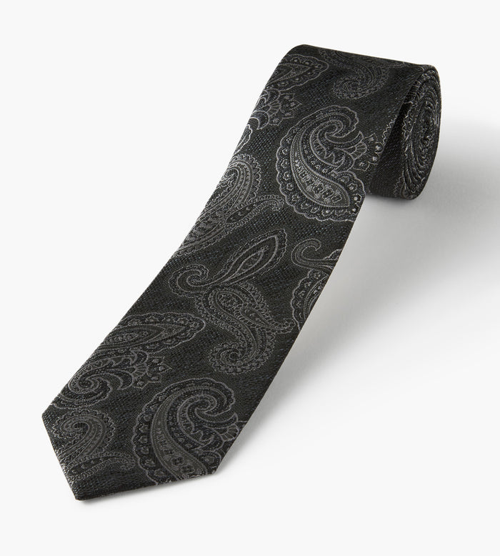Tip Top Textured Large Paisley Tie