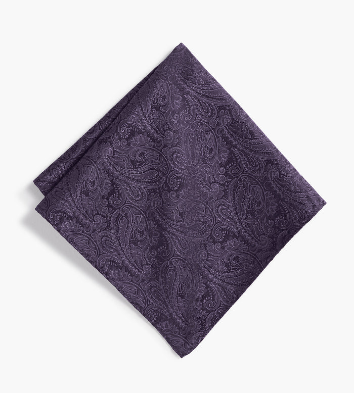 Tip Top Tonal Paisley Pocket Square