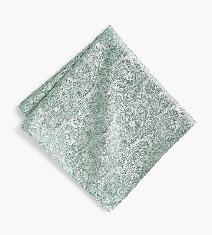 tip top Tonal Paisley Pocket Square