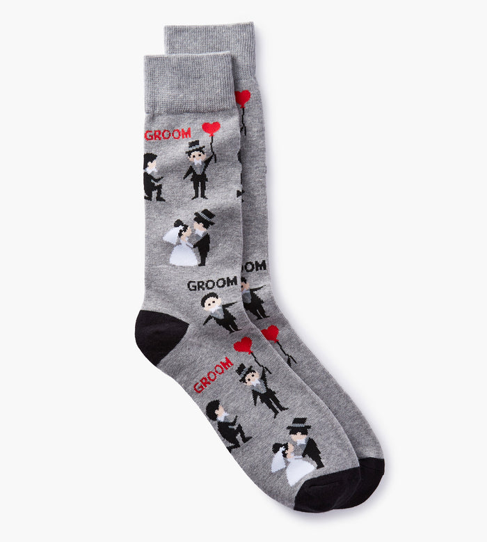 tip top Top Hat Bride & Groom Socks