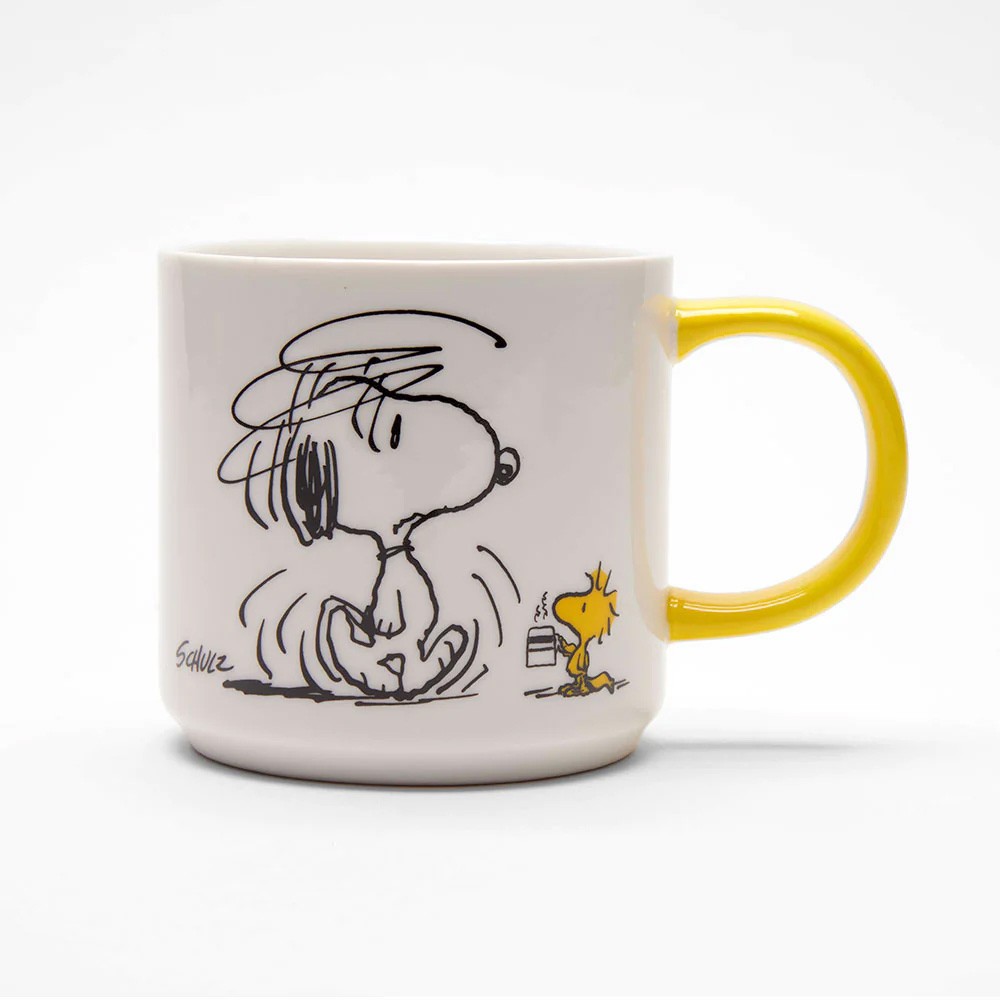 titlee Mug Snoopy I'm not worth a thing before coffee