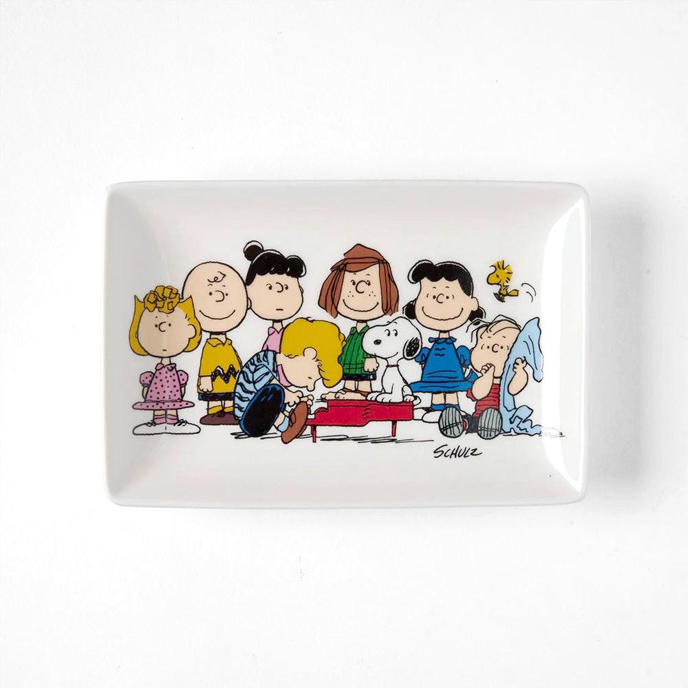 titlee Petit plateau en porcelaine The Peanuts gang