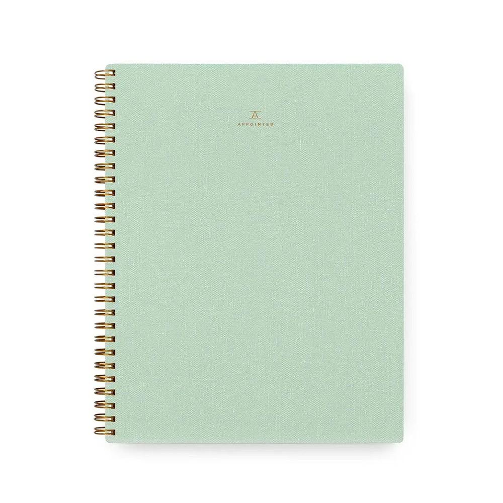 titlee Appointed Notebook - Mineral Green