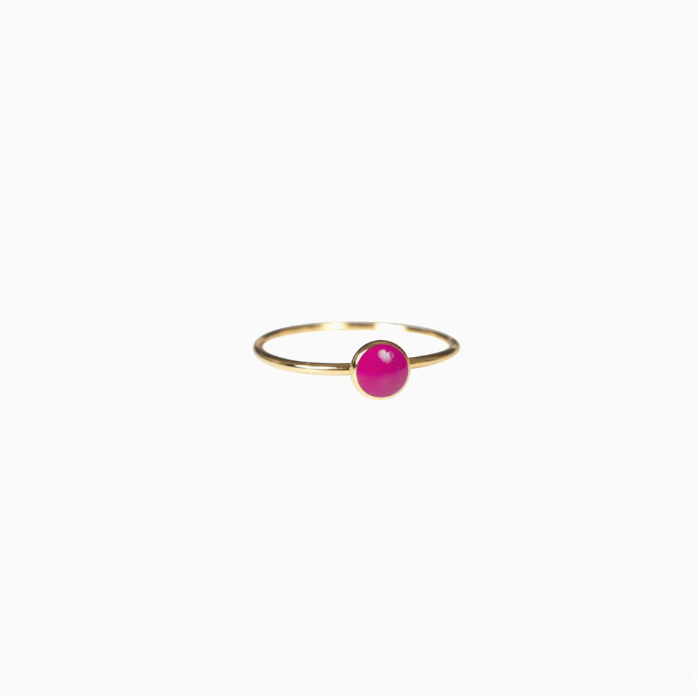 titlee Bague Barlow - fuchsia (taille 52)