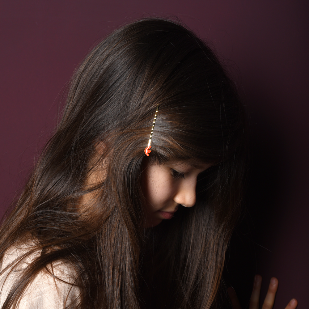 Titlee Barrette Maple - Vermillon