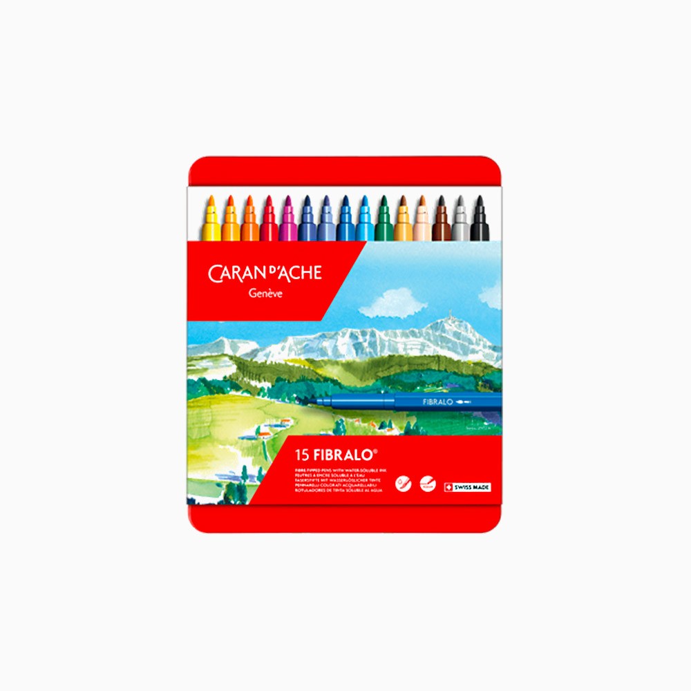 Titlee Boîte De 15 Feutres Fibralo® Aquarellables