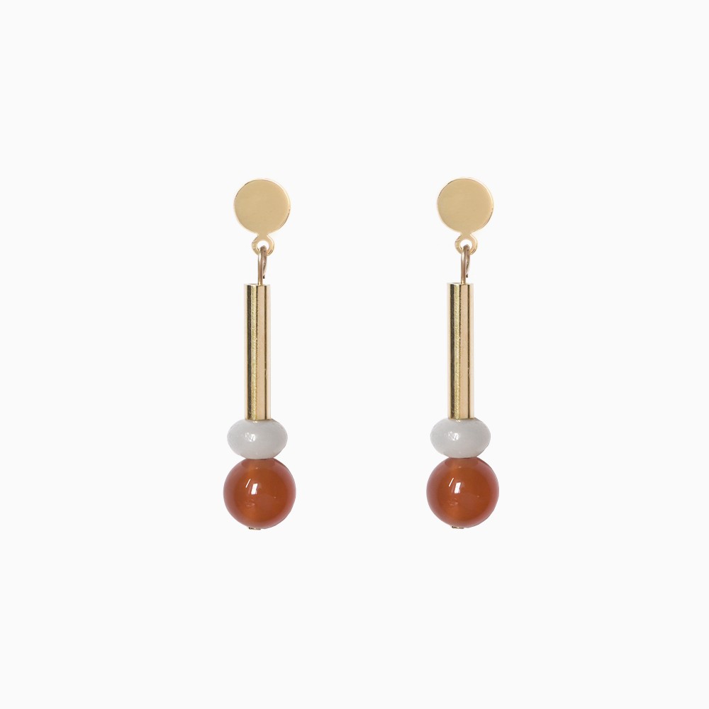 titlee Boucles Dyker - rouge