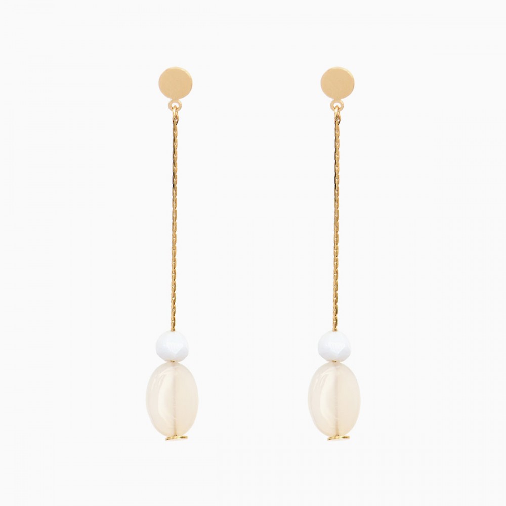 titlee Boucles Millburn - dragée