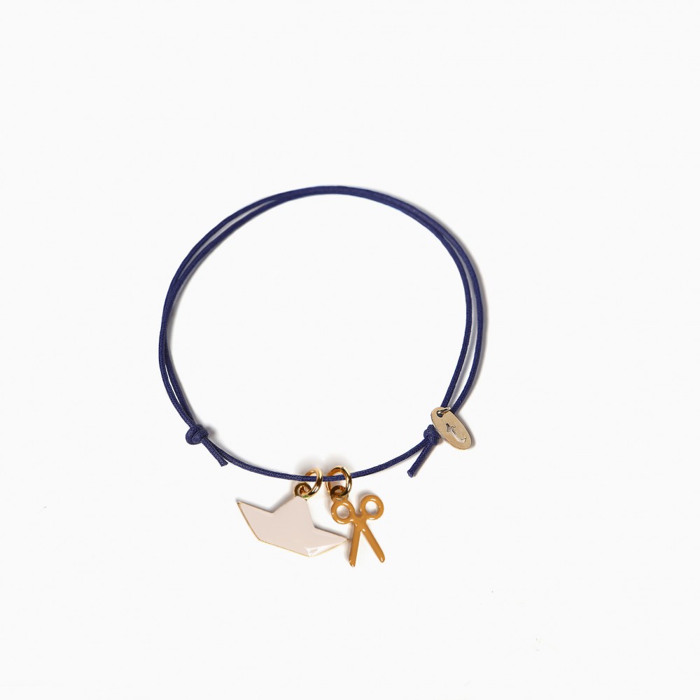 titlee Bracelet Boat - ivoire-caramel