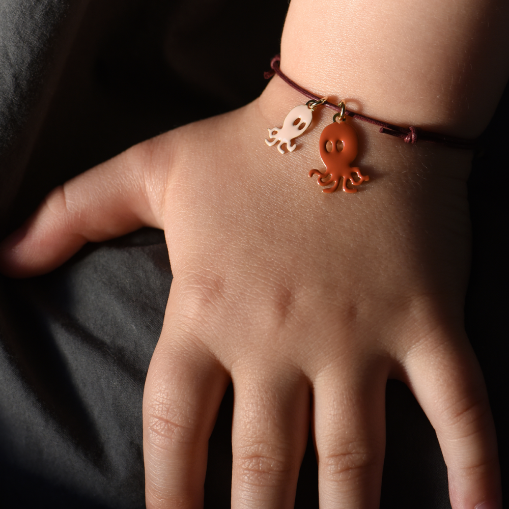 Titlee Bracelet Octopus - Pêche-cerise