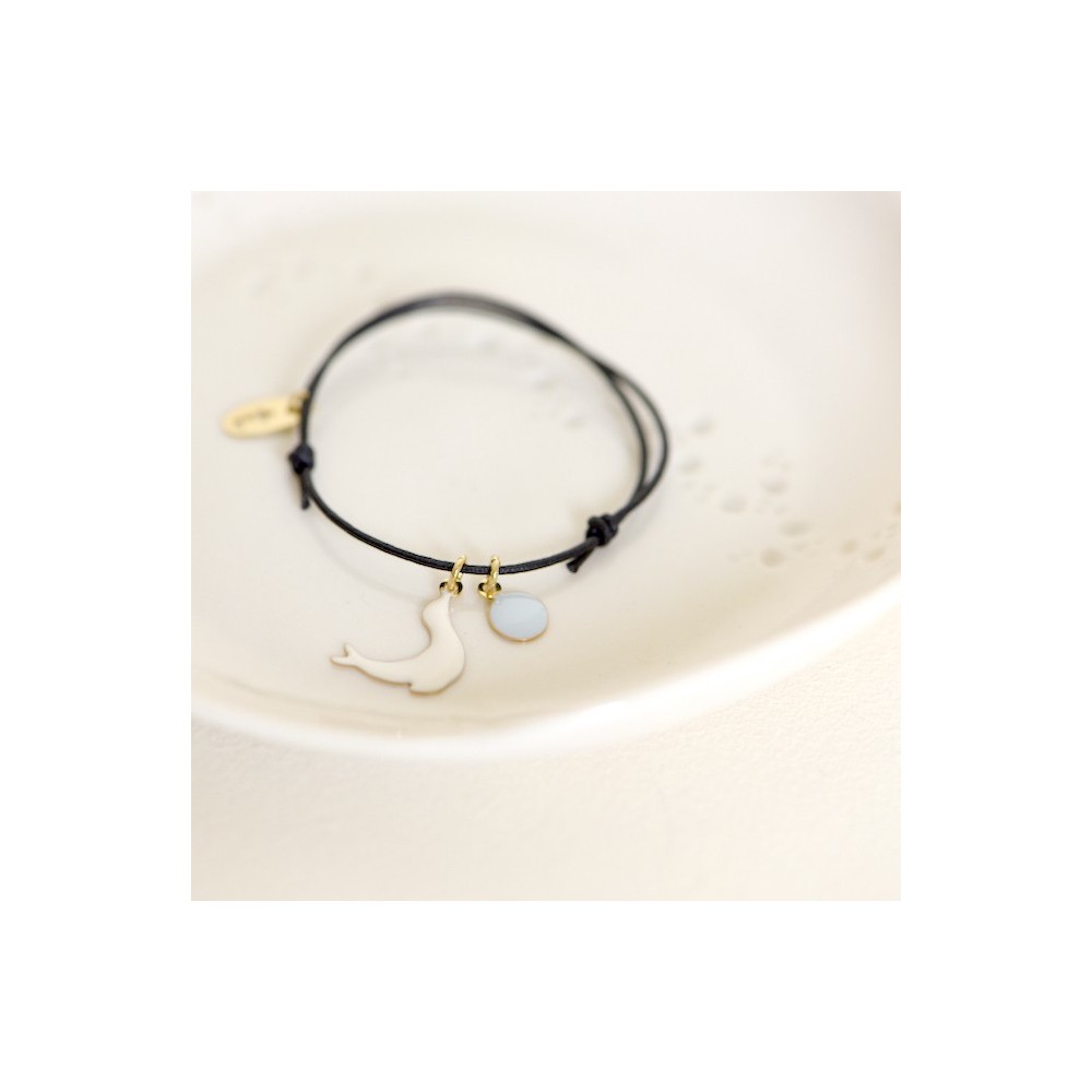 Titlee Bracelet Sea Lion - écru-bleu Horizon