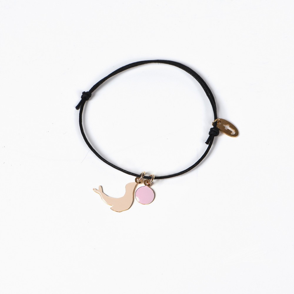 titlee Bracelet Sea Lion - ivoire-rose