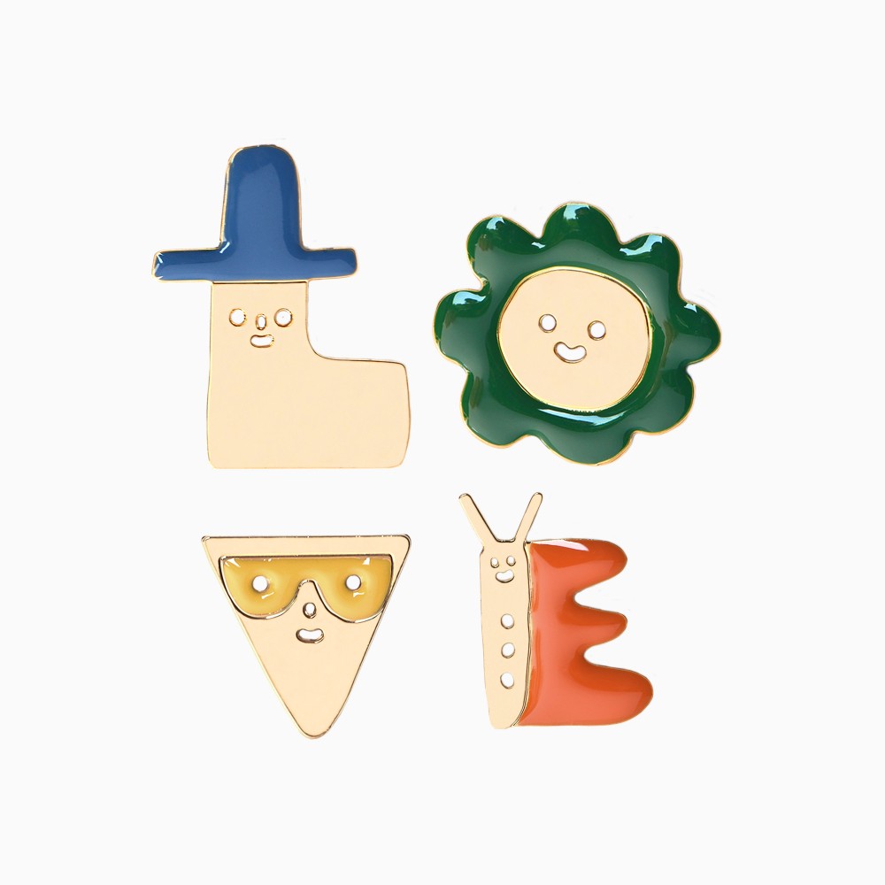 titlee Coffret de 4 pin's Love x Suzy Ultman