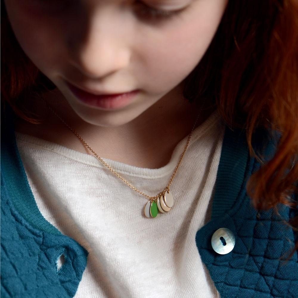 Titlee Collier Brooklyn - Mastic-pêche