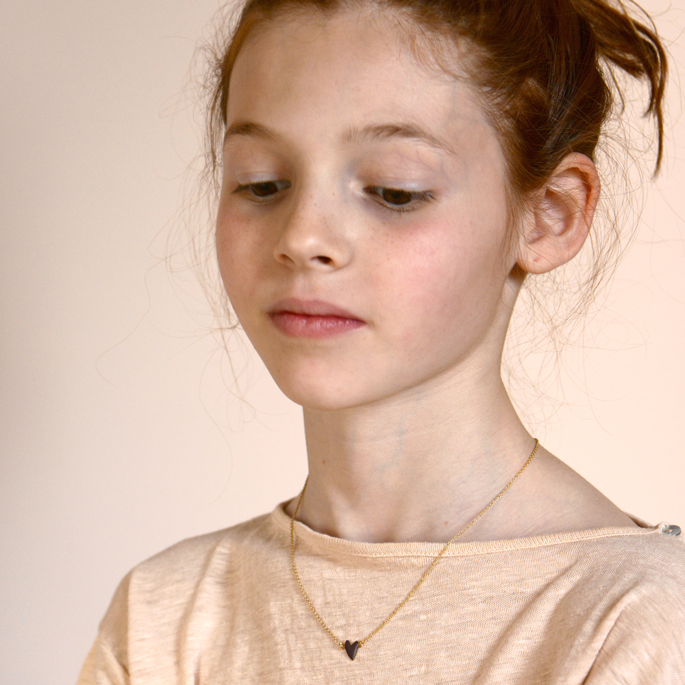 Titlee Collier Cranberry - Ardoise