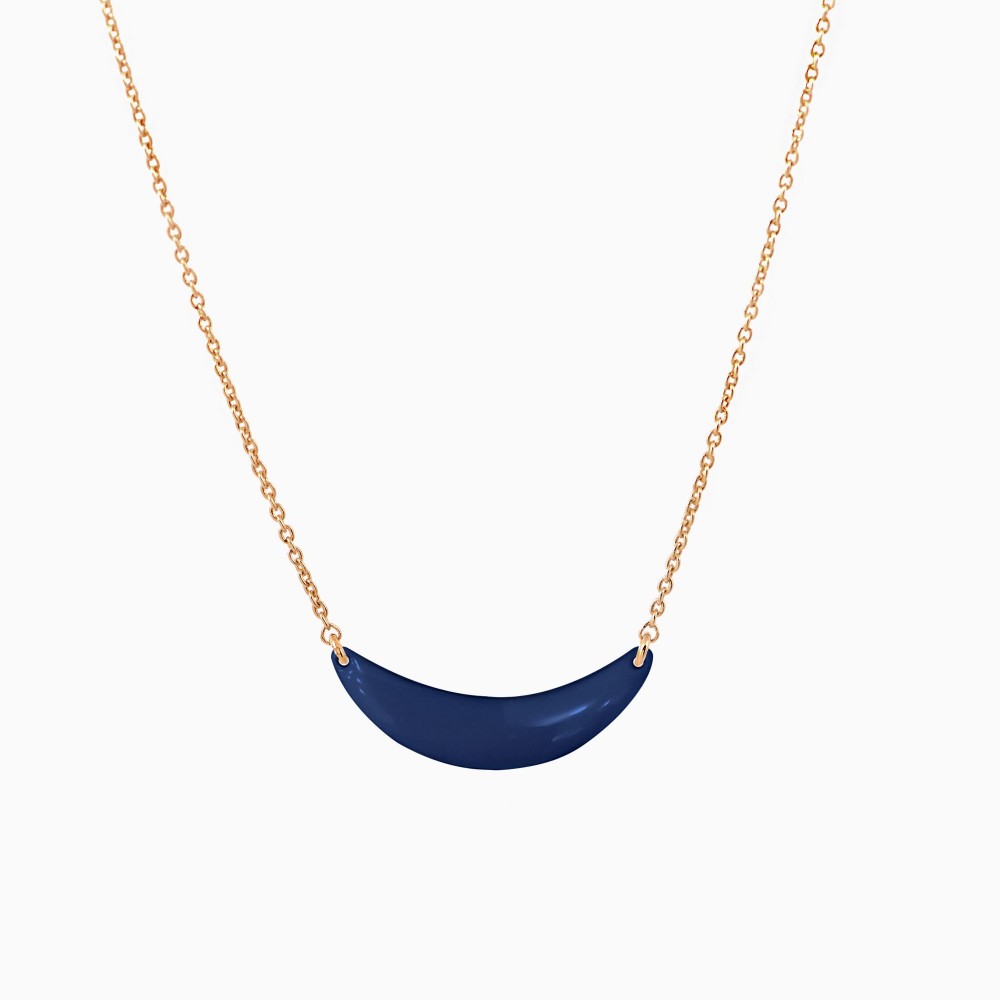 titlee Collier Little Sunset - bleu électrique